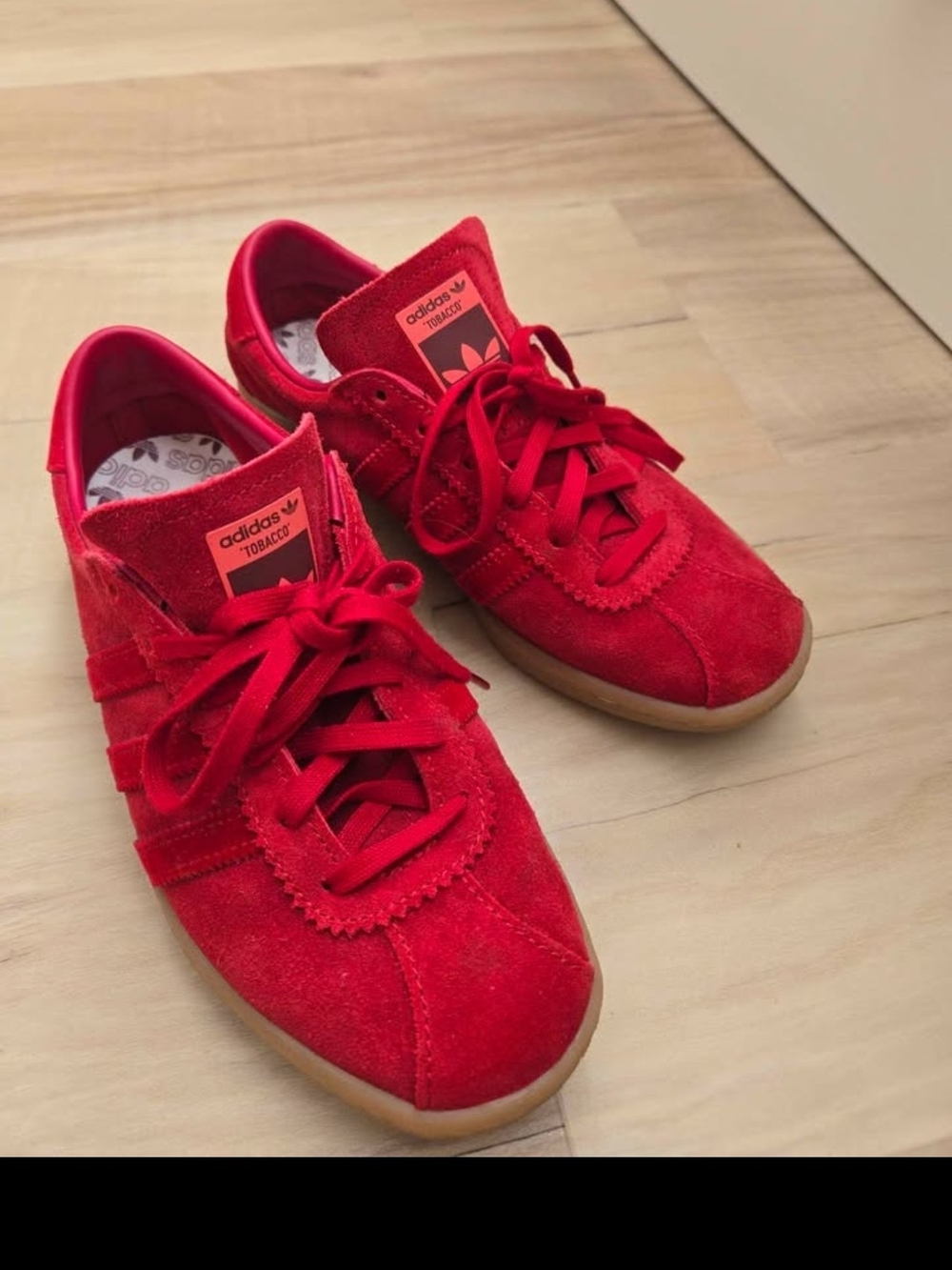 Adidas Tobacco Red Sneakers